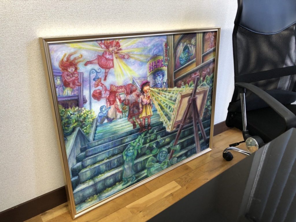 絵が売れました